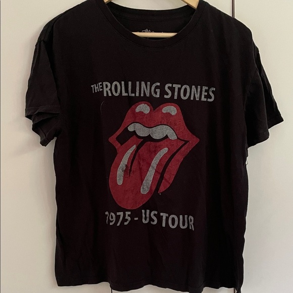 Tops - Rolling Stones Black T-Shirt